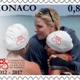 В Монако выпущены марки с изображением принцессы Шарлен